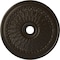 Ekena Millwork Oakleaf Ceiling Medallion (Fits Canopies up to 6 1/4"), 29 1/8"OD x 3 5/8"ID x 1"P, Stone Hearth CM29OASHF - alternate 1